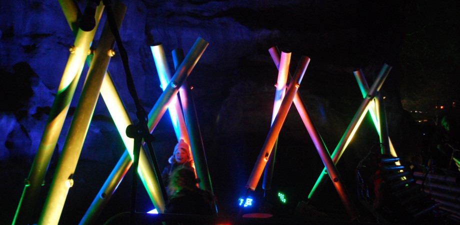 City Arts chimes illuminated