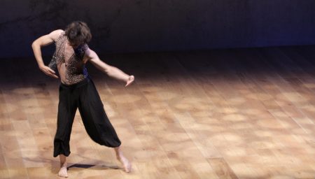 Man dances in Nottingham Contemporary
