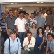 Group photo of participants and artists