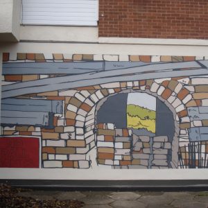 Image of Mural on Honeywood Estate