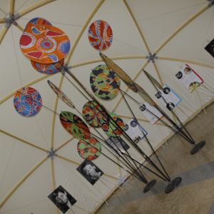 Photo of exhibition inside the Dome