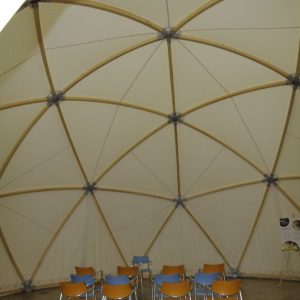 Chairs inside the Dome