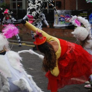 Costumed participants at Night of Festivals Boston