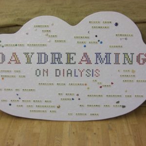 Poetry inset into Daydreaming on Dialysis mosaic