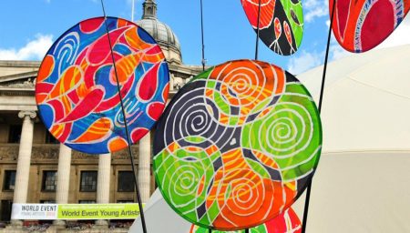 Painted Silk in Market Square