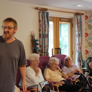 Workshop with care home residents