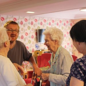 Workshop with care home residents