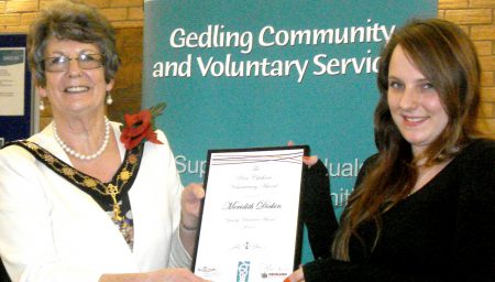 Meridith receives award