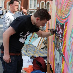 Live Painting by Artists from the Collective Phlexx 