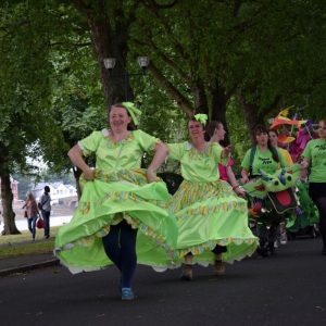 Performers at Nottingham Carnival
