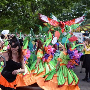 Troupe at Nottingham Carnival