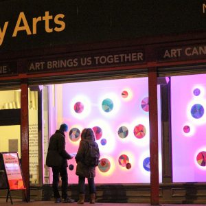 Light based art installation
