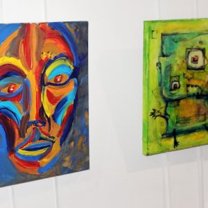 Paintings in exhibition