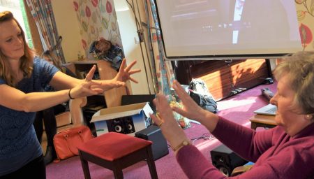 Workshop with care home residents