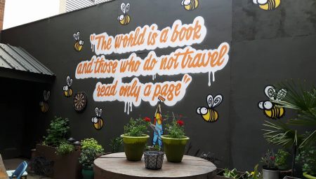 Graffiti art at Igloo Hostel