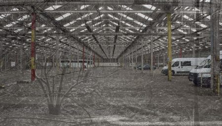 Photo from Somme battlefield overlayed with Chilwell Ammmunition Factory
