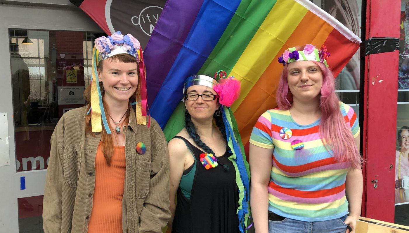 City Arts' Young Producers group at Nottinghamshire Pride 2019