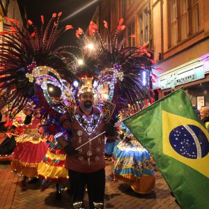 The Brazilian Cultural Centre in Light Night Parade