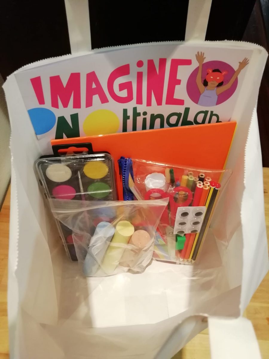 Creative activity pack contents