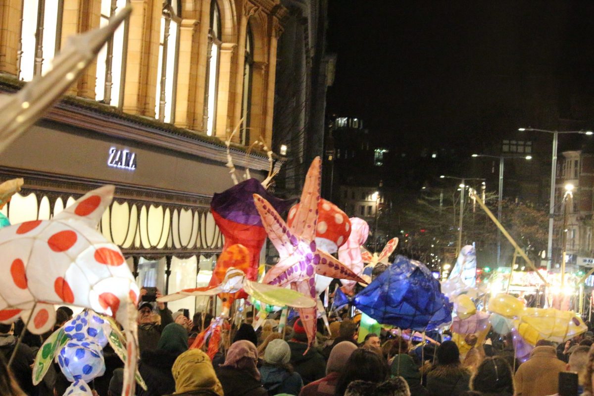 Lantern parade at Nottingham Light Night