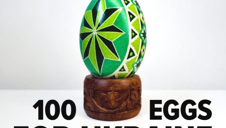 100 EGGS FOR UKRAINE: An exhibition of the Pysanky folk tradition by Tory Hayward